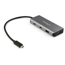 Image of StarTech.com 4 Port USB C Hub w/ 2x USB A & 2x USB C - SuperSpeed 10Gbps USB Typ