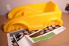 Step 2- Replacement Car For Extreme Thrill Roller Coaster - Car Body Only Yellow