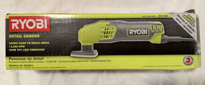 Ryobi DS1200 Detail Sander 13000 OPM Corded Compact Sander - New / Open Box