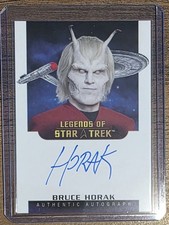 2026 Rittenhouse Star Trek Connections Legends of Hemmer Bruce Horak Autograph