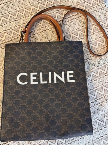 CELINE Triomphe Canvas Shoulder Bag