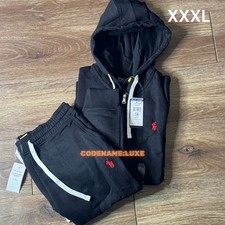 Men  s Polo Ralph Lauren Sweatsuit Set Size 3XL NWT Black