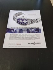 ULYSSE NARDIN MICHELANGELO GIGANTE LIMITED EDITION WATCH AD PUBBLICITA
