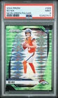 2024 Panini Prizm #309 Bo Nix Neon Green Pulsar PSA 9 Denver Broncos