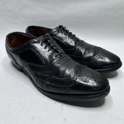 ALLEN EDMONDS Freemans Sporting Club Wingtip Shoes 10 D Oxford Black