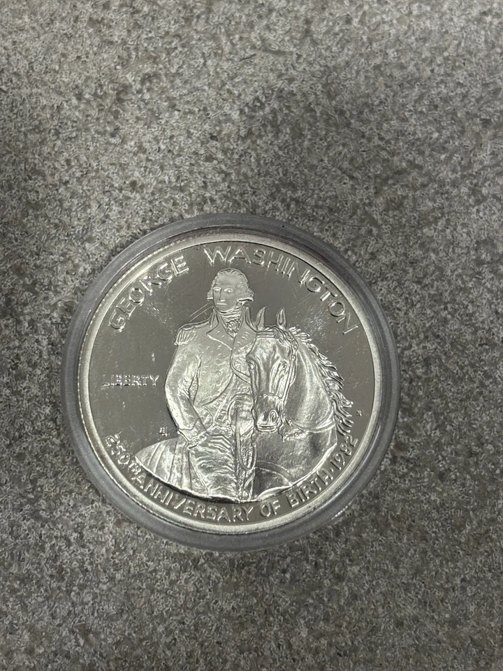 George Washington Commemorative Half Dollar 1732-1982, 90% Silver - Image 2 of 4