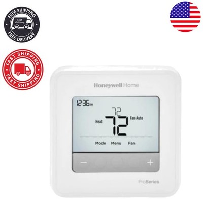 Versatile T4 Pro Wi-Fi Thermostat with Easy Installation & User-Friendly Display
