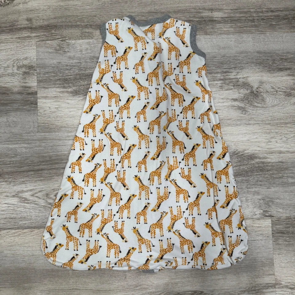 Cobertor vestível Burt's Bees bebê girafa saco de dormir 0-6M pequeno - Imagem 4 de 4