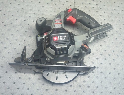 #ad Porter Cable PC186CSL Cordless LASER Circular Saw 18V BARE TOOL Tested Working $26.24
