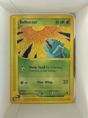 Bulbasaur 95/165 Expedition Base Set 2002 Pokemon Non-Holo E-Reader HP