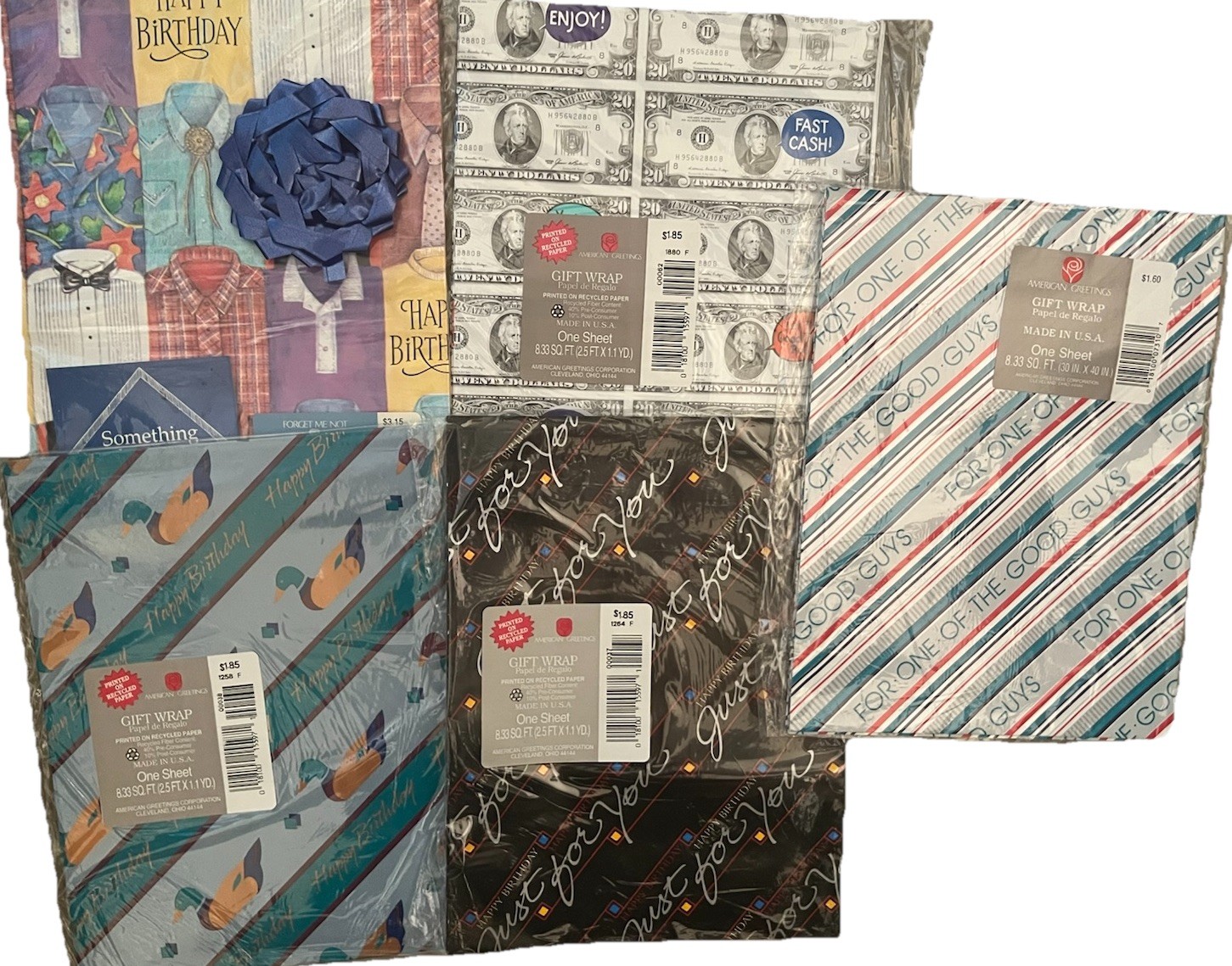 Gift Wrap  Birthday Masculine Father&rsquo;s Day