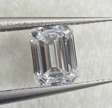 3 Ct Emerald Lab Grown Diamond D Color VVS1 Clarity IGL Certified CVD 5ASQ