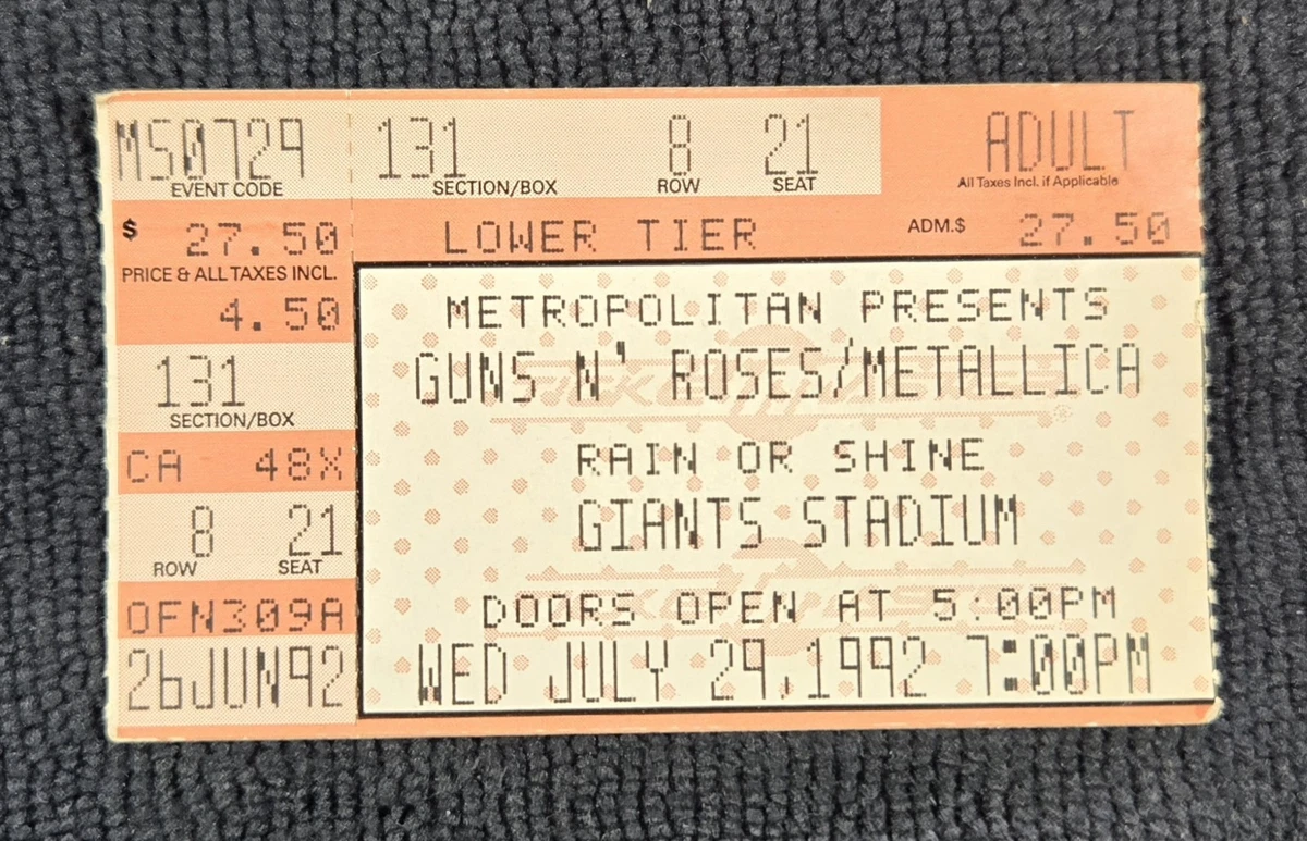 guns n roses tickets products for sale | eBay