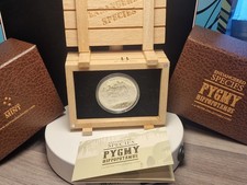 1 oz Silbermünze 2015 Niue ‘Endangered Species’ Pygmy Hippopotamus-Proof Coin 