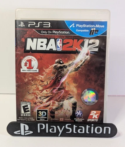 NBA 2K12 - PS3 PlayStation 3 -Tested, Working!  Back Art Stained