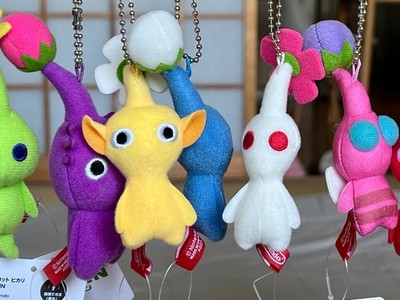Nintendo TOKYO Pikmin Plush Mascot Keychain All 9 Types Ice Glow