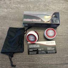 2 Pack Putter Wheel Golf Putting Training Aid Groove A Perfect Putt Stroke