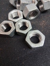 (300) 1/2-13 Plain Grade 5 Hex Nuts - Unplated - Coarse