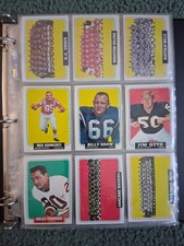 1964 TOPPS FOOTBALL NEAR COMPLETE SET LOT(110/176)w/STARS,HOF,RC's,SP's