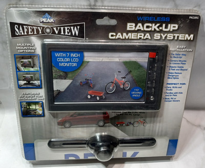 Peak Performance Wireless Back Up Camera System 7'' Color LCD Monitor PKC0RC NEW