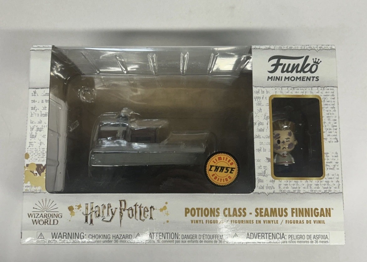 D4 FIGURINE FUNKO POP MINI HARRY POTTER POTION CLASS SEAMUS FINNIGAN CHASE