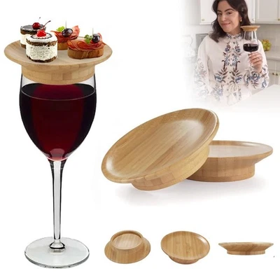 Wine Glass Charcuterie Topper Board Topper 10cm - Image 1 of 4
