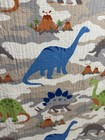 Colorful Dinosaur Quilt  & 2 Shams 86x88 queen #863 — photo 4