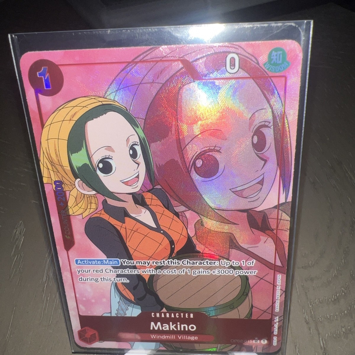 Makino OP02-015 UC Alt Art - PRB-01 The Best - One Piece TCG