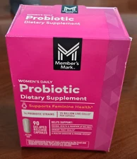 Member's Mark Women's Daily Probiotic 90 Delayed Release Capsules EXP 9/2026
