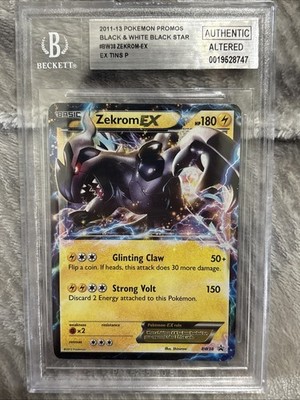 2011-13 #BW38 Zekrom EX Beckett Authentic Pokemon TCG