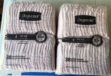 Depend Fresh Protection Adult Incontinence Underwear for Women Medium 76 Ct