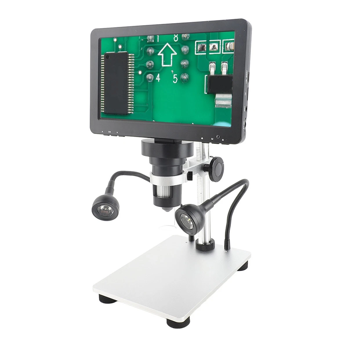 Digital Electronic Microscope 7 Inch 12MP 3.7V for Industrial PCB Maintenance