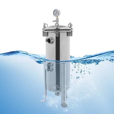 1.5'' NPT In/Outlet Bag Filter Housing Stainless Steel 150 Psi #1 Bag Filtration