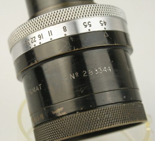 Taylor Hobson Cooke Telekinic Anastigmat 6" inch 150mm f4.5 Cine Lens WAR FINISH - Picture 10 of 12
