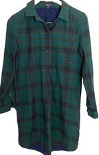 Madewell Dress Womens S Latitude Shirt Dress Alma Tartan Plaid Cotton Pockets