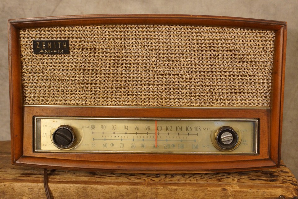 1950's Zenith Am Fm Tube Radio Reciever Model G730 Fully Working Clean ...