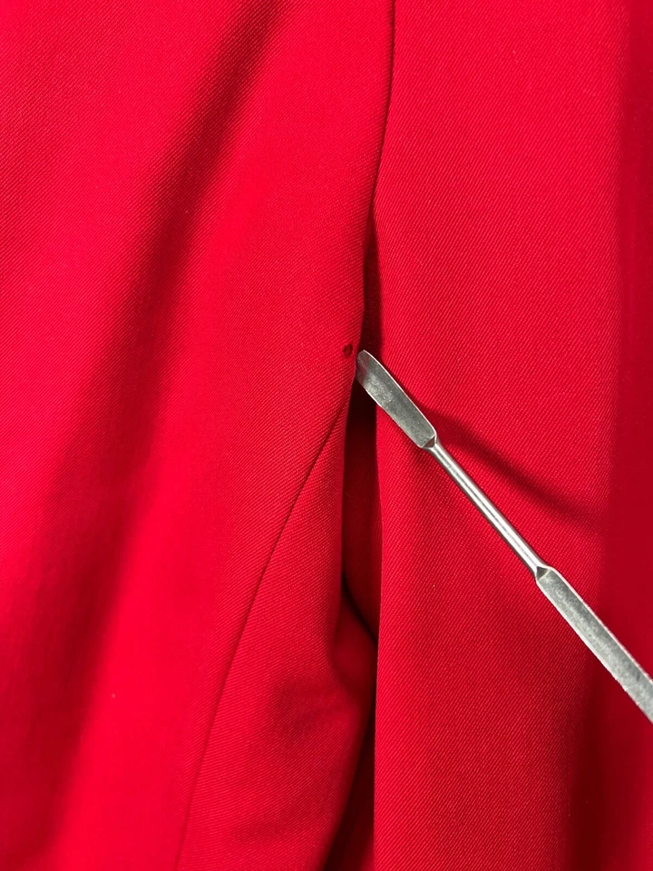 Blazer Pendleton Vintage Años 70 Lana Mills Chaqueta Roja Lana Virgen 12 Foto 3 de 4