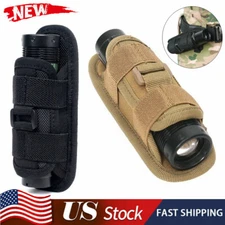 Tactical Flashlight Pouch Holster Case Belt Pouch Molle EDC Organizer Pouch