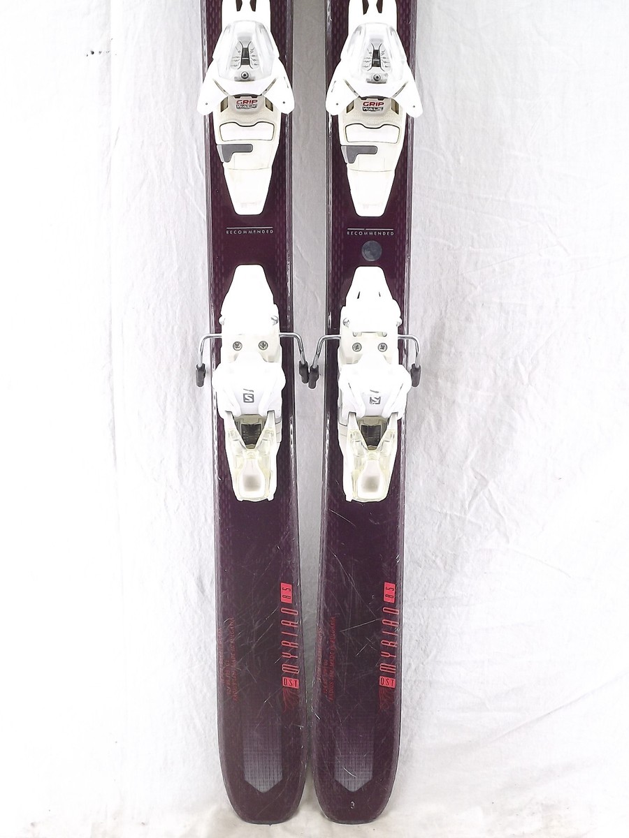 19-20 Salomon QST Myriad 85 Used Wmns Skis w/Bindings 161cm
