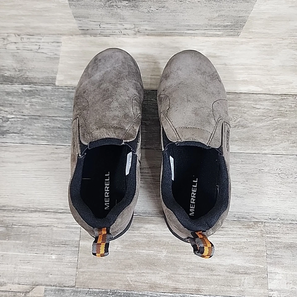 Merrell Jungle Moc Jóvenes Niños Talla 3 Zapatos Marrón Gamuza Cómodos Tenis Bajos Foto 4 de 4