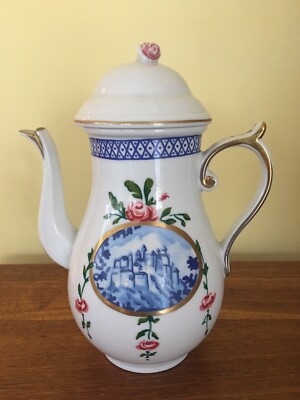 Vintage Elizabeth Arden Orient Express Rose Castle Teapot 