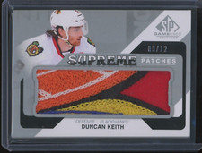 2014-15 SP Game Used Duncan Keith #PA-KE Supreme Patches Game Worn Patch /12