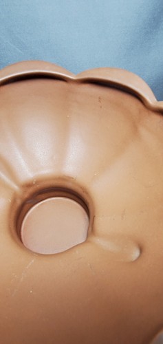 1960s Hyalyn Pottery No. 252 Terra Cotta Brown Color Vintage Footed Bowl - Picture 19 of 23