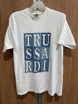 TRUSSARDI MAGLIE SPELLOUT T-SHIRT MADE IN ITALY