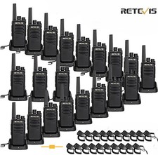 20Pack Retevis RT68 FRS Walkie Talkies 1200mAh 2W Two Way Radio For School  Mic