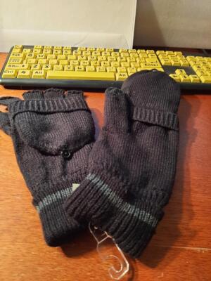New ! GoodFellow Knit Fingerless Gloves Various Color One Size