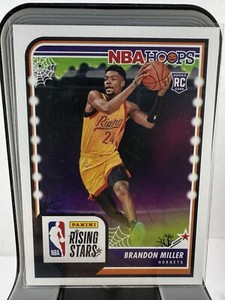 2023-24 Hoops Haunted Hoops #298 Brandon Miller Rising Stars Hornets RC