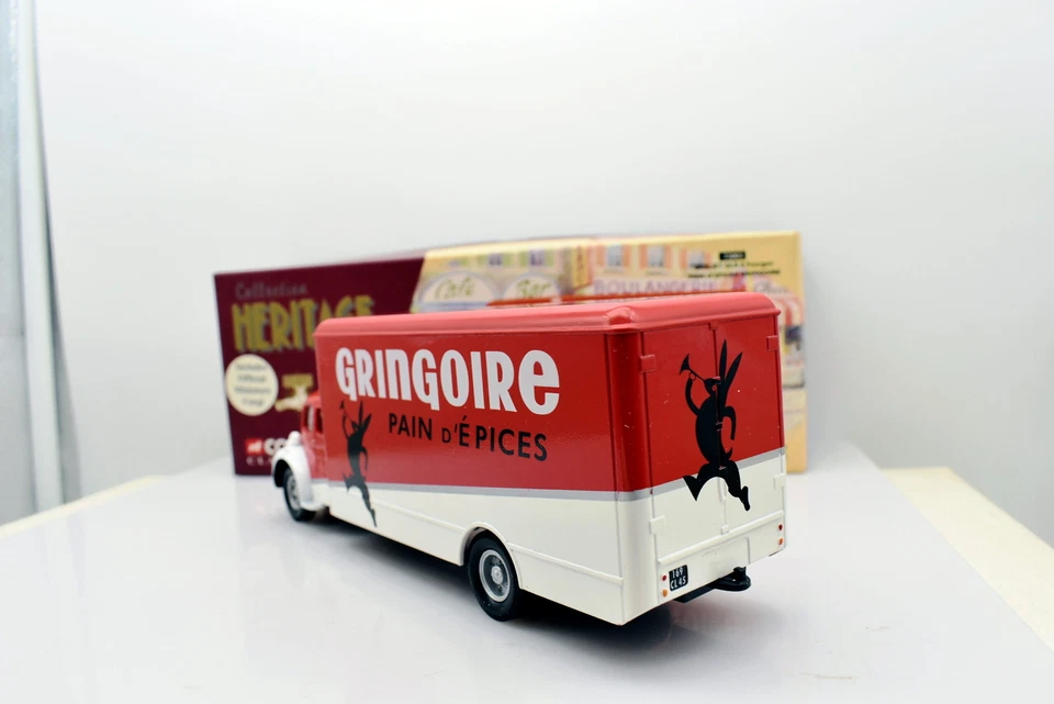 Modellino Camion scala 1:50 Berliet GLR fourgon pain d'epices gringoire Corgi - Immagine 4 di 4