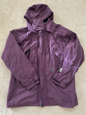 Helly Hansen Vintage 90s Windbreaker Jacket Purple Helly Tech Size M