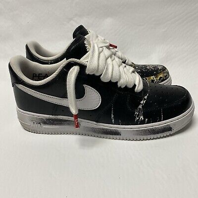 Nike Air Force 1 Black Low G-Dragon Peaceminusone Para-Noise Nike Air Force 1 Black Low G-Dragon Peaceminusone Para-Noise